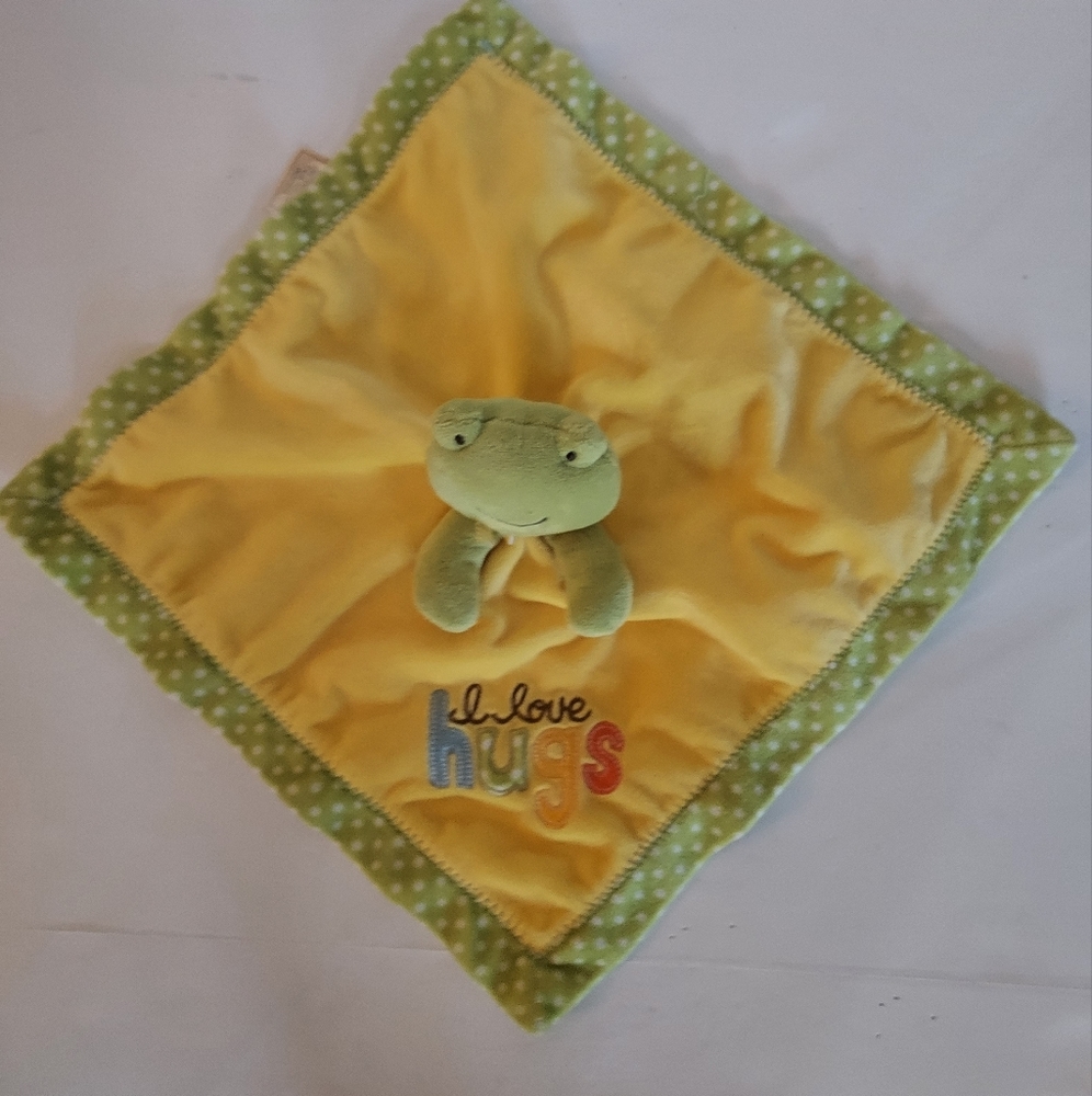 BABY Carters Green Frog Lovey